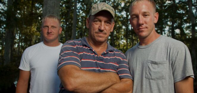 Image pf Troy Landry with his sons