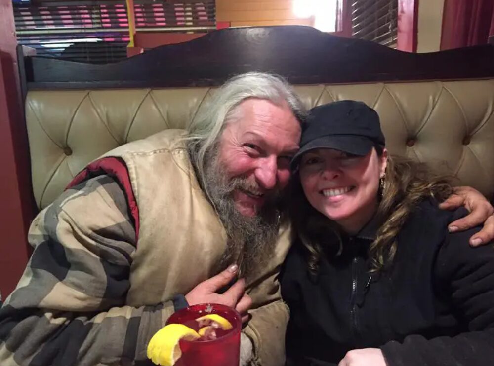 Image of eustace conway with his gf